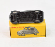 French Dinky Toys 24T Citroen 2cv Virtually Mint/Boxed (Mastic hubs/one rear light)