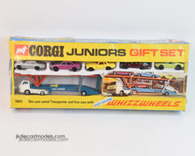 Corgi Juniors 3003 Hoyner Mk II Transporter set Virtually Mint/Boxed (torn cello)