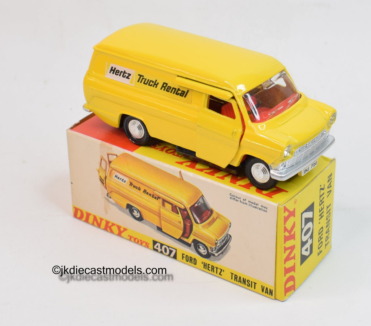 Dinky toy 407 'Hertz' Ford Transit Virtually Mint/Boxed