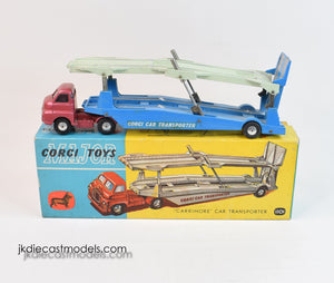 Corgi toys 1101 Bedford 'Carrimore' Transporter Very Near Mint/Boxed (Cerise)