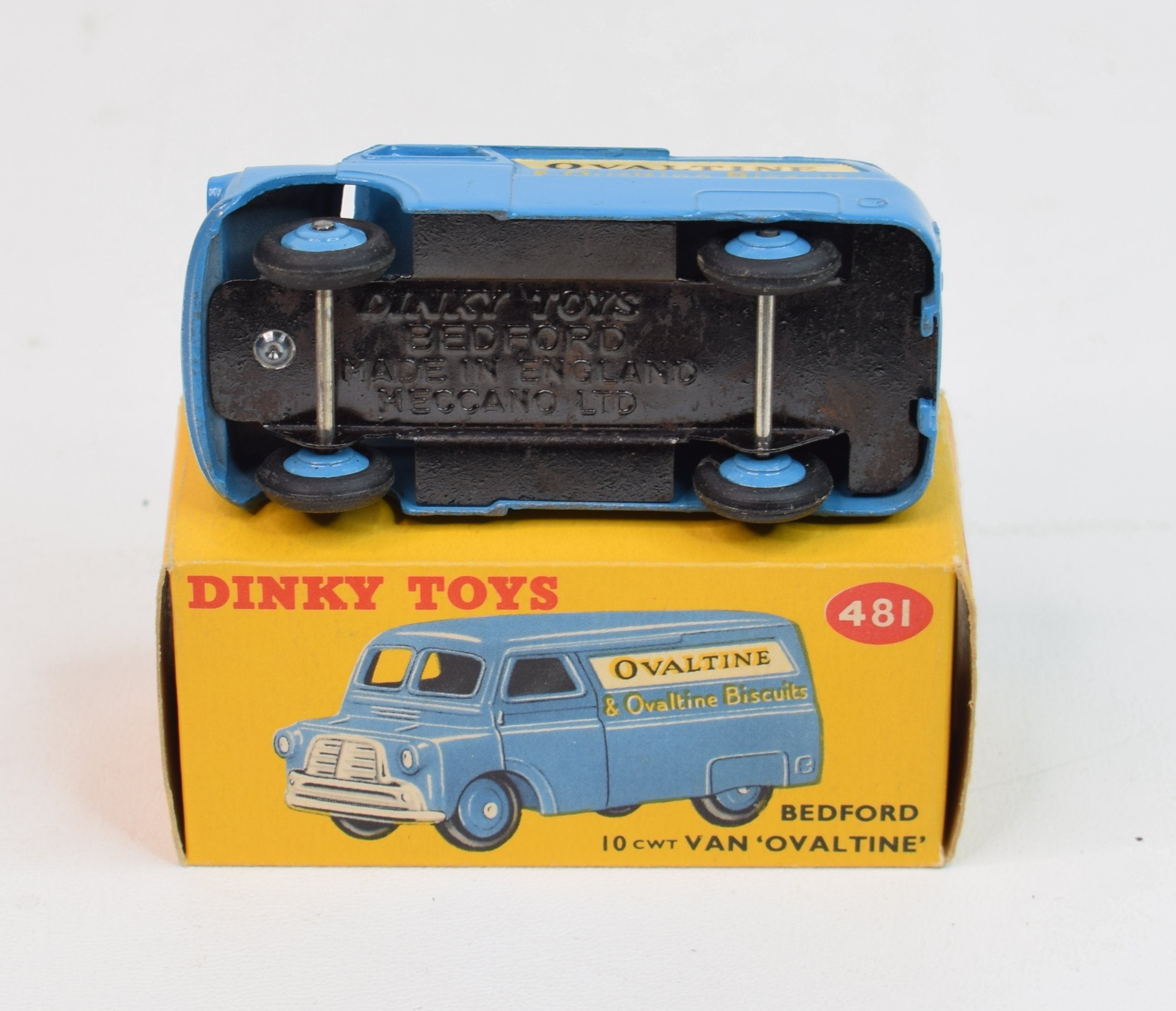 Dinky Toys #481 Bedford CA Van - Ovaltine - Repainted/Restored Dinky Toys #481 Bedford CA Van - Ovaltine - Repainted/Restored