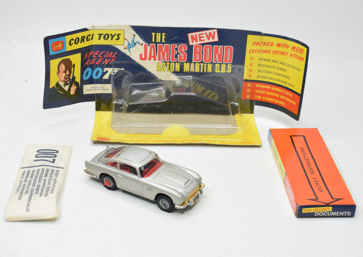 Corgi Toys 270 James Bond D.B.5 Virtually Mint/Boxed