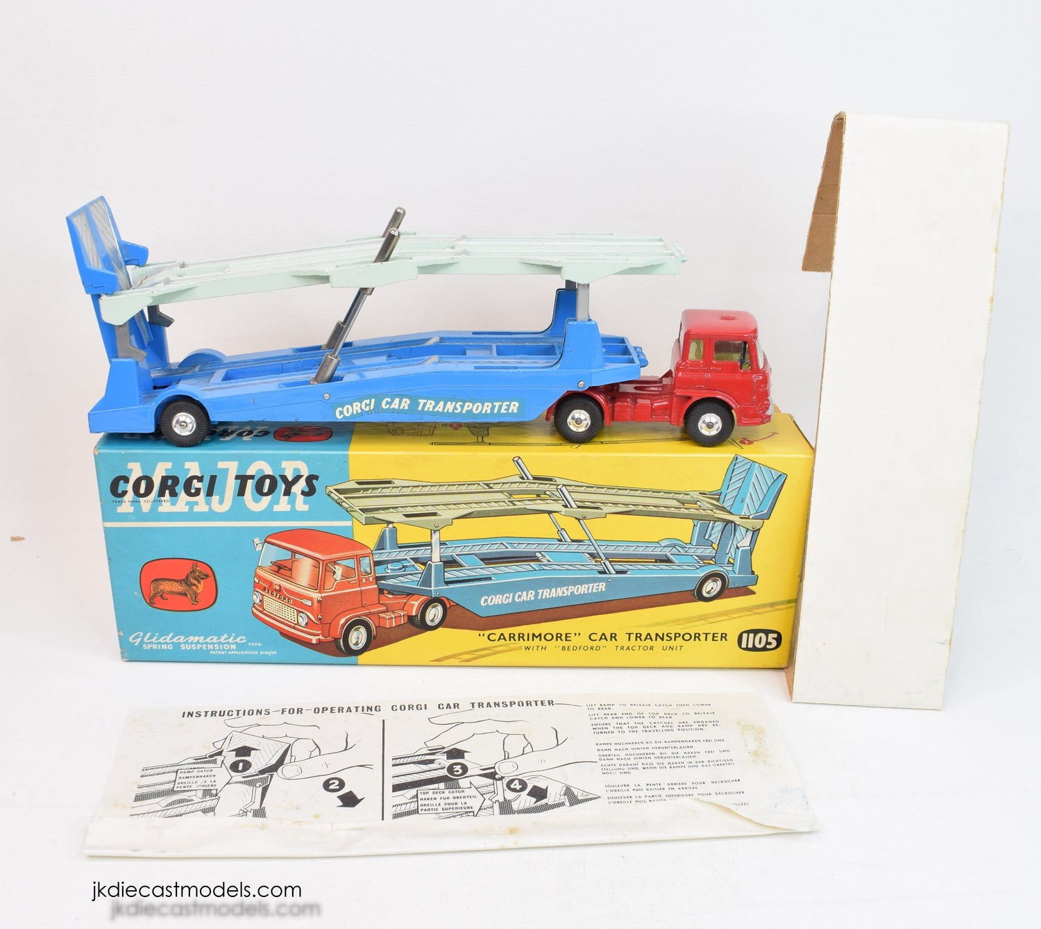 Corgi toys 1105 Bedford 'Carrimore' Transporter Virtually Mint/Nice box