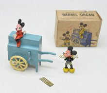 1949 Charben's Salco series 85/6  Mickey & Minnie's Barrel - Organ Very Near Mint/Boxed