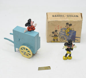 1949 Charben's Salco series 85/6  Mickey & Minnie's Barrel - Organ Very Near Mint/Boxed