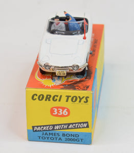 Corgi toys 336 James Bond Toyota Virtually Mint/Boxed (Gold bumpers)