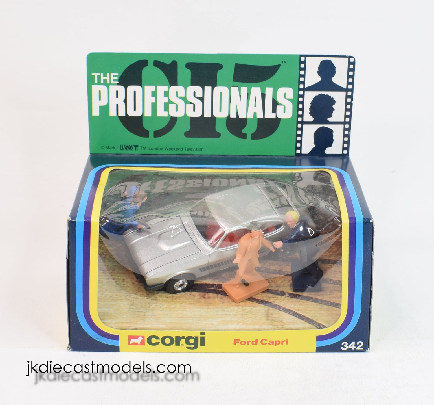 Corgi toys 342 The Professionals - Ford Capri Mint/Lovely box