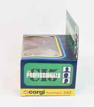 Corgi toys 342 The Professionals - Ford Capri Mint/Lovely box