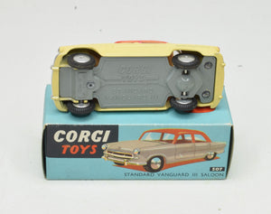 Corgi Toys 207 Vanguard Virtually Mint/Boxed (Very rare factory error 1 of 2)