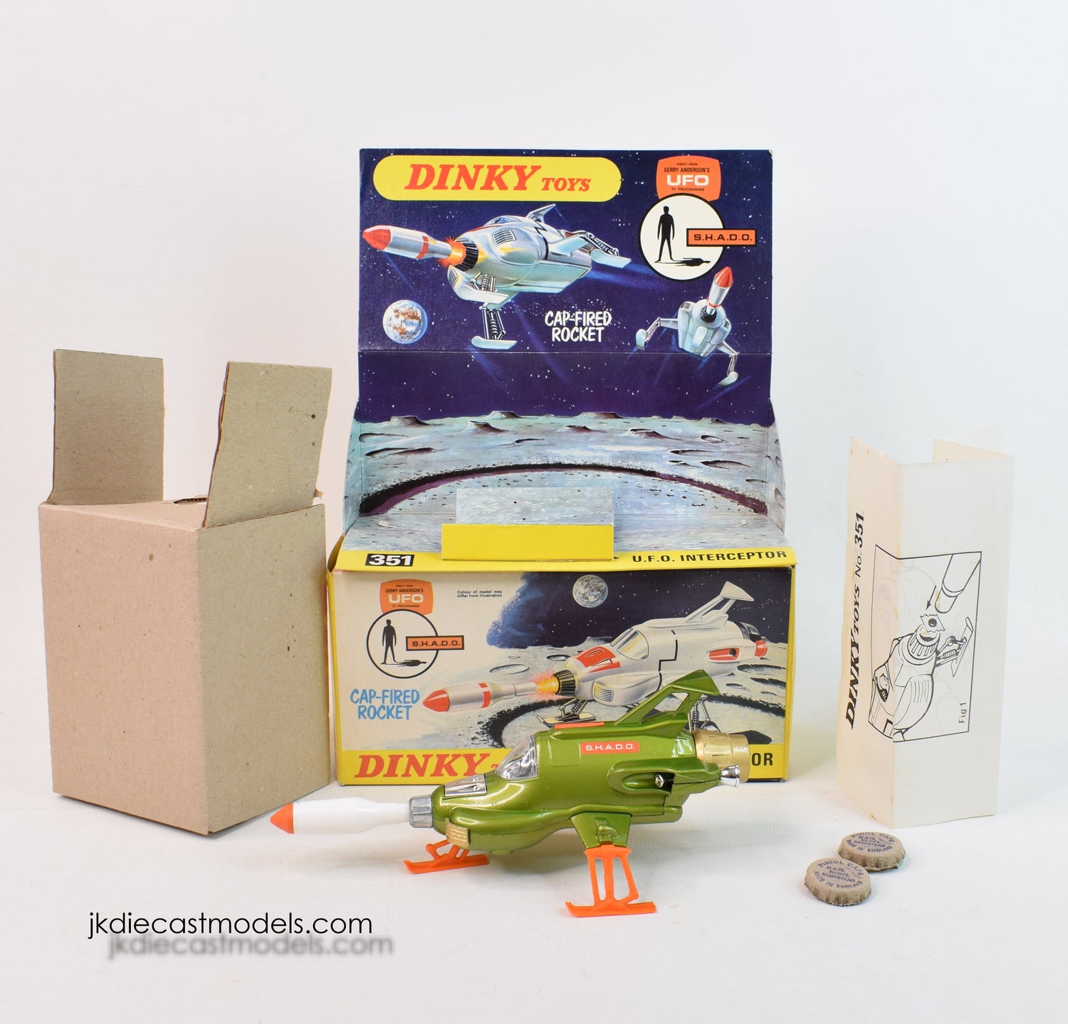 Dinky toys 351 SHADO UFO Interceptor Mint/Lovely box