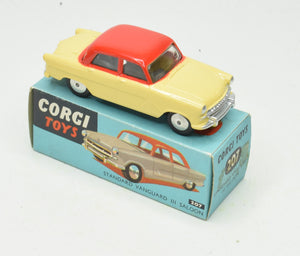 Corgi Toys 207 Vanguard Virtually Mint/Boxed (Very rare factory error 1 of 2)