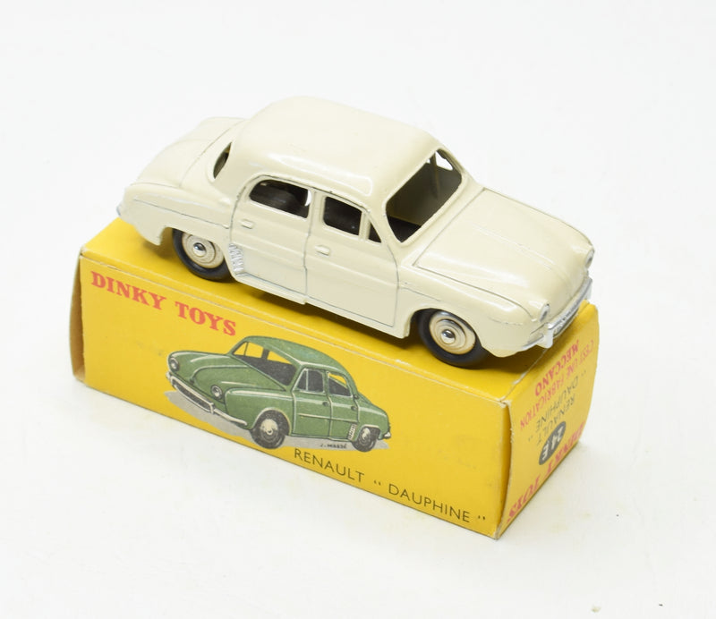 Dinky Toys Renault Dauphine – Réf 24E – Vert, échelle 1/43, Zamak – Année 1960