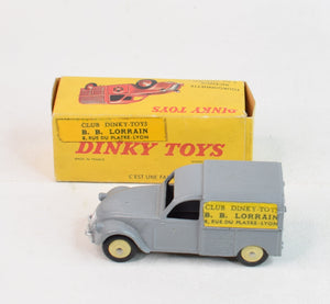 French Dinky 25d 'B.B Lorrain' Citroen 2cv Virtually Mint/Boxed