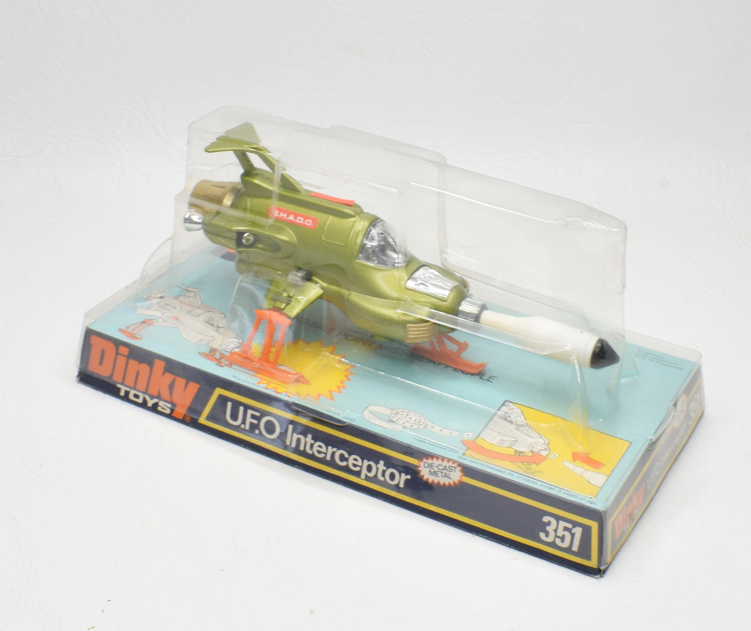 Dinky toys 351 SHADO UFO Interceptor Virtually Mint/Nice box