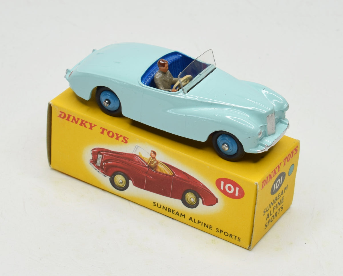 Dinky toys 101 Sunbeam Alpine Virtually Mint/Boxed The 'Valencia' Collection