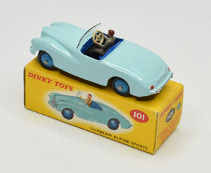 Dinky toys 101 Sunbeam Alpine Virtually Mint/Boxed The 'Valencia' Collection