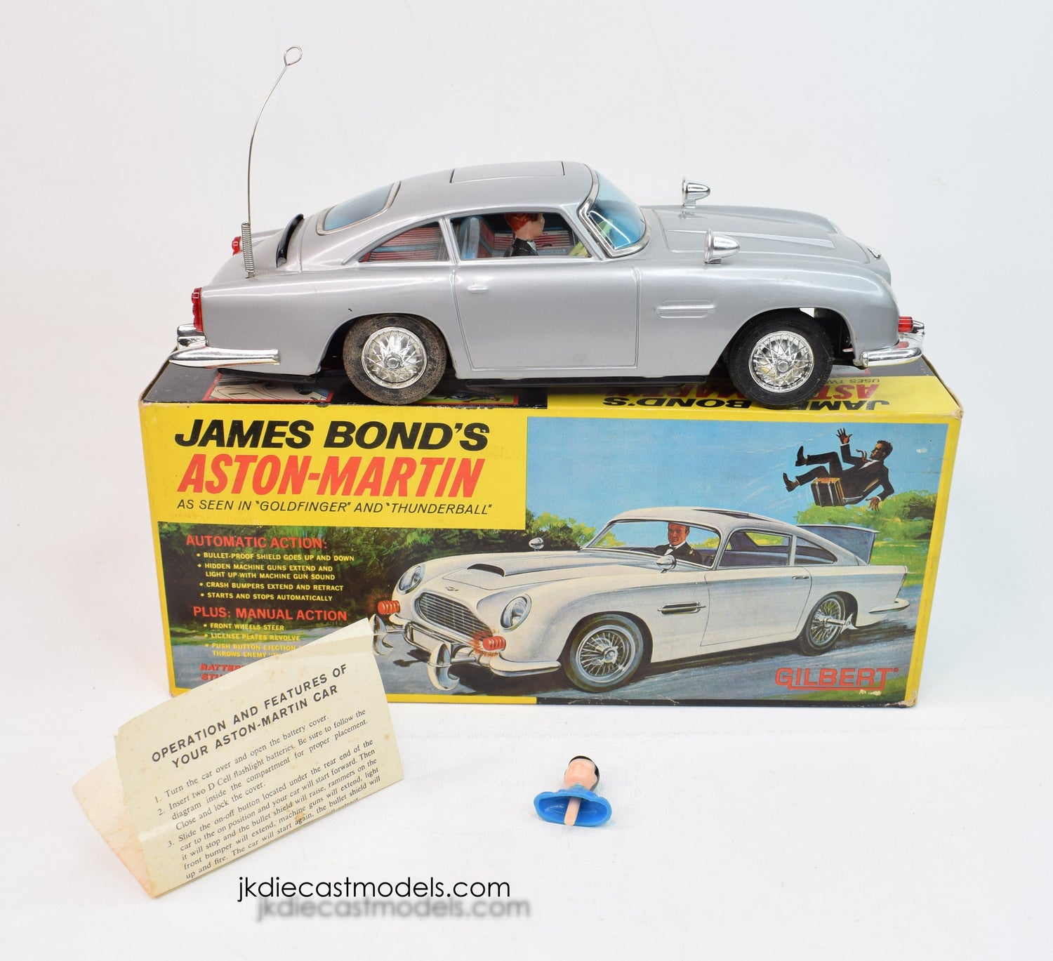 Gilbert James Bond Aston Martin 007 Virtually Mint/Boxed