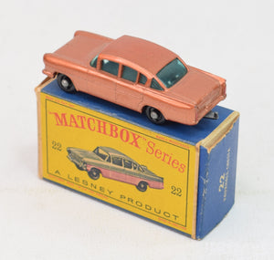 Matchbox Lesney 22 Vauxhall Cresta Virtually Mint/Boxed