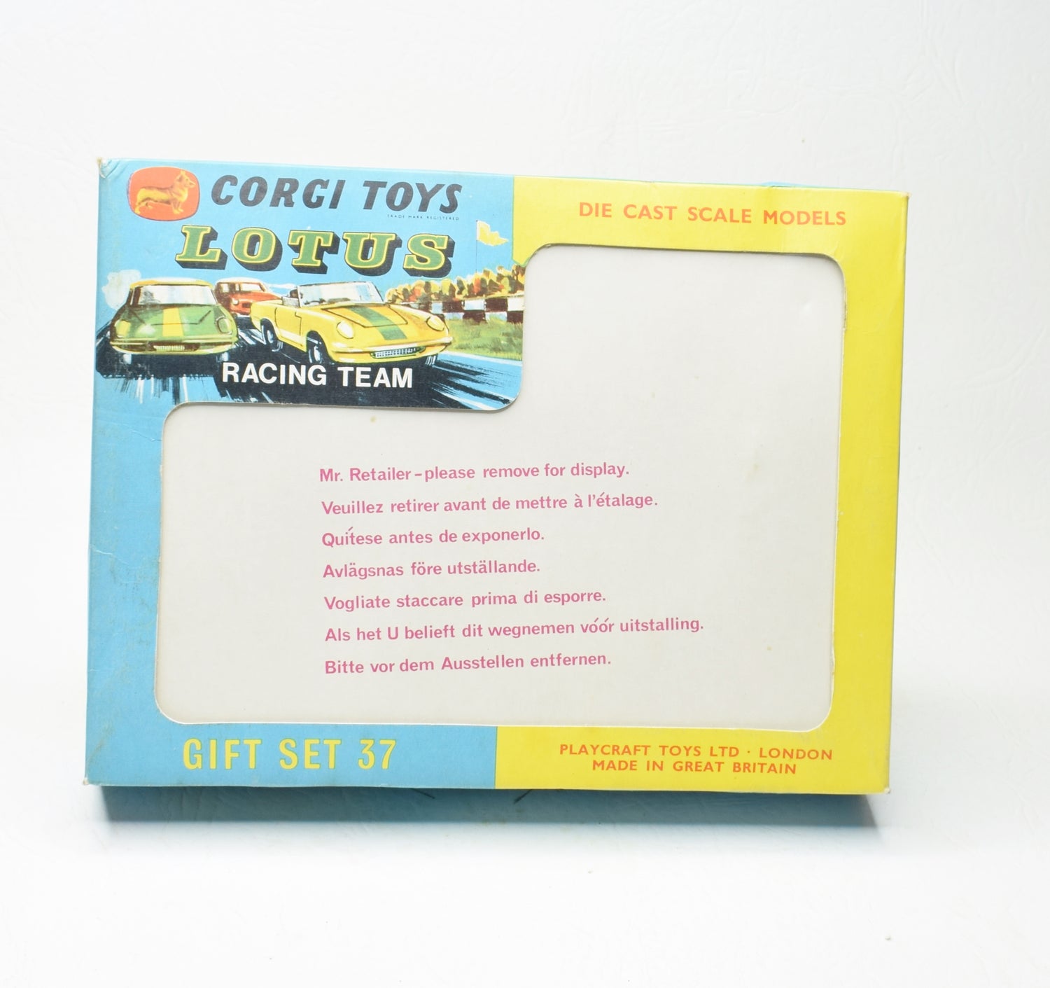 Corgi toys Gift set 37 Lotus Racing Team Virtually Mint/Boxed