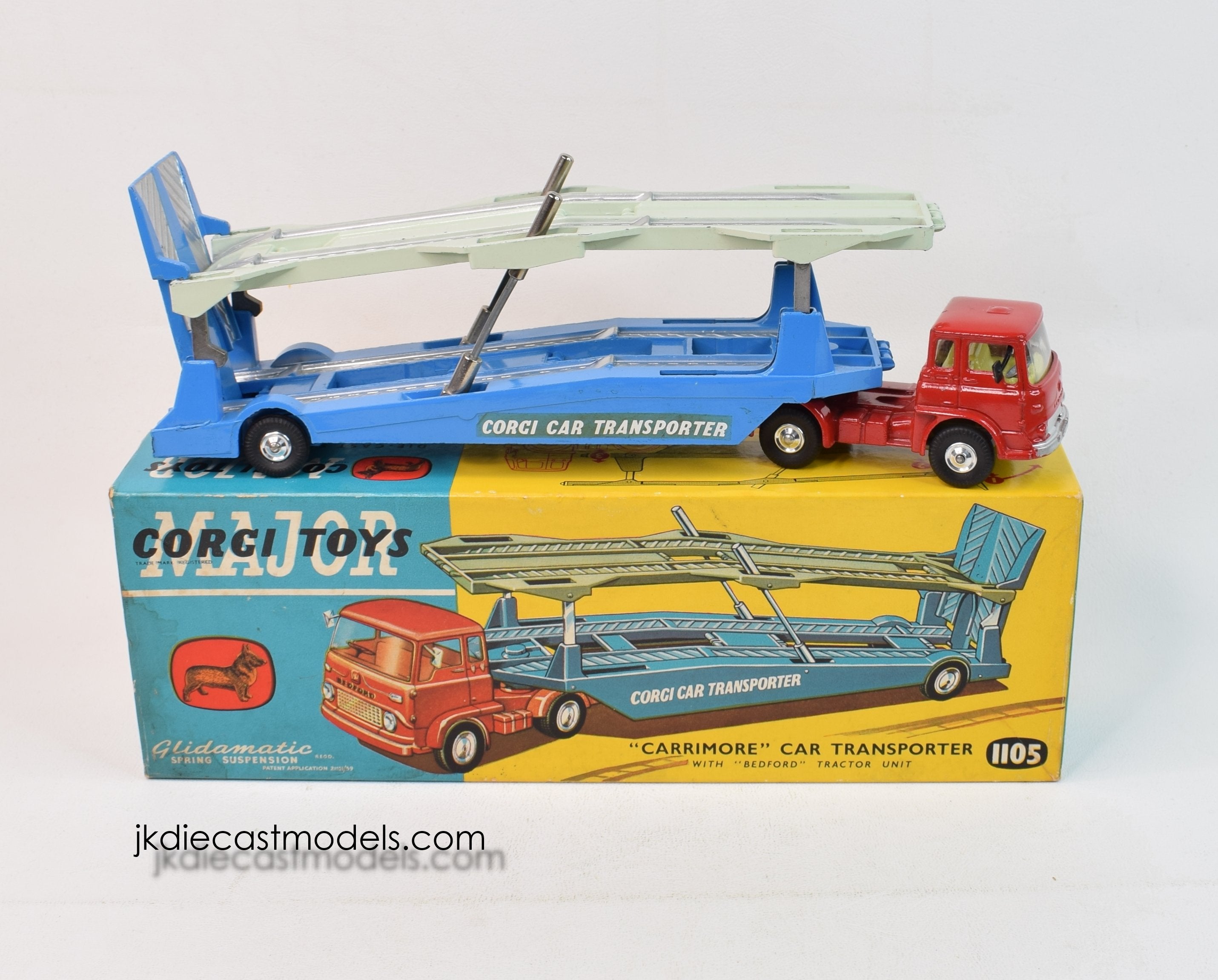 Corgi toys 1105 Bedford 'Carrimore' Transporter Virtually Mint