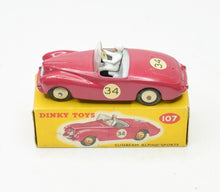 Dinky toys 107 Sunbeam Alpine Sports Virtually Mint/Boxed
