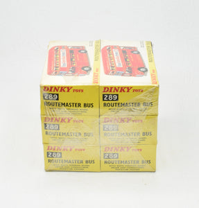 Dinky toys 289 Routemaster Bus Trade wrap of 6