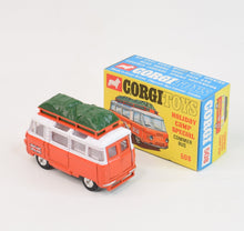 Corgi toys 508 Commer Holiday Camp Bus Virtually Mint/Lovely Box