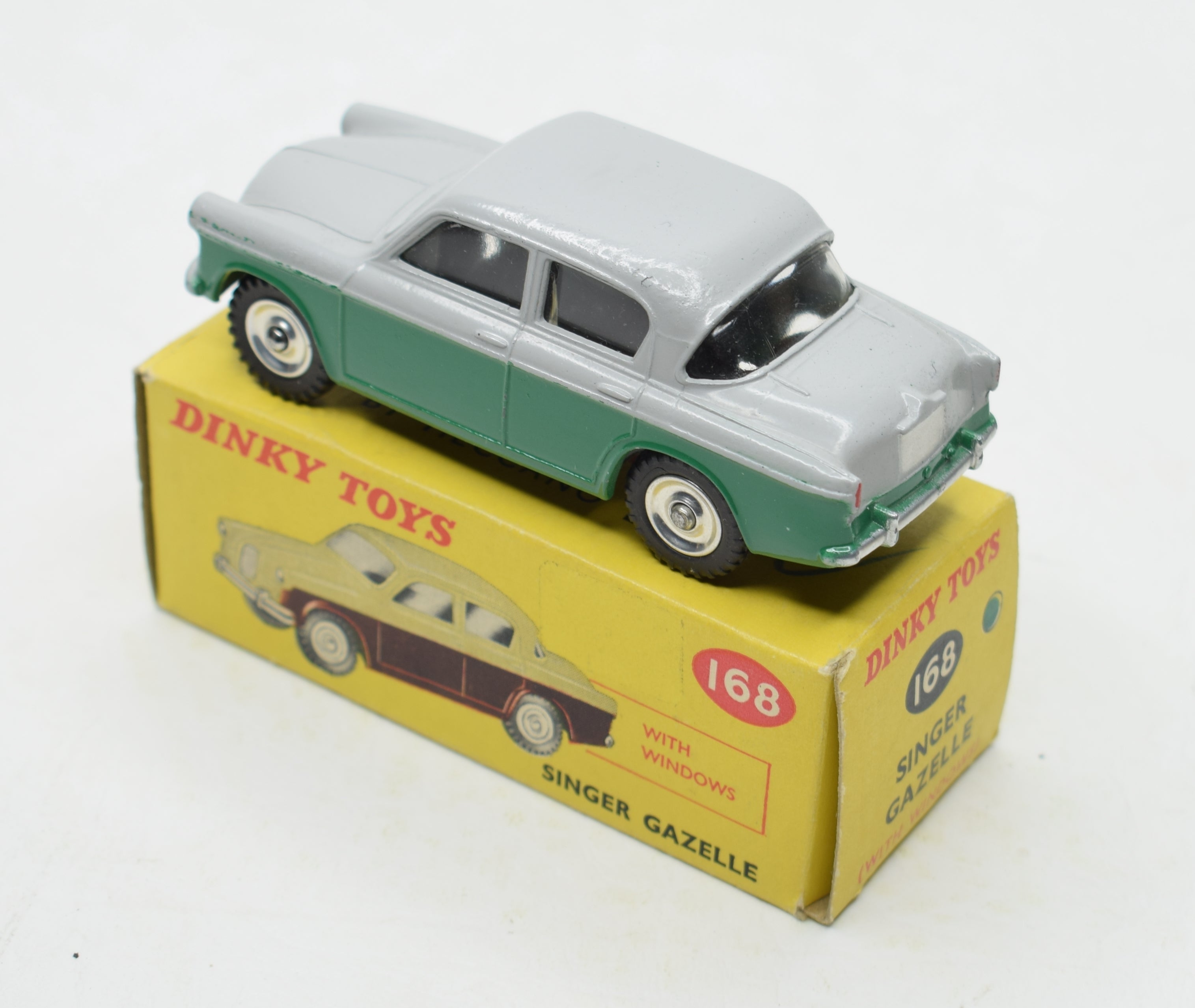 SINGER GAZELLE VERT ET GRIS DINKY TOYS SINGER GAZELLE VERT ET GRIS DINKY TOYS