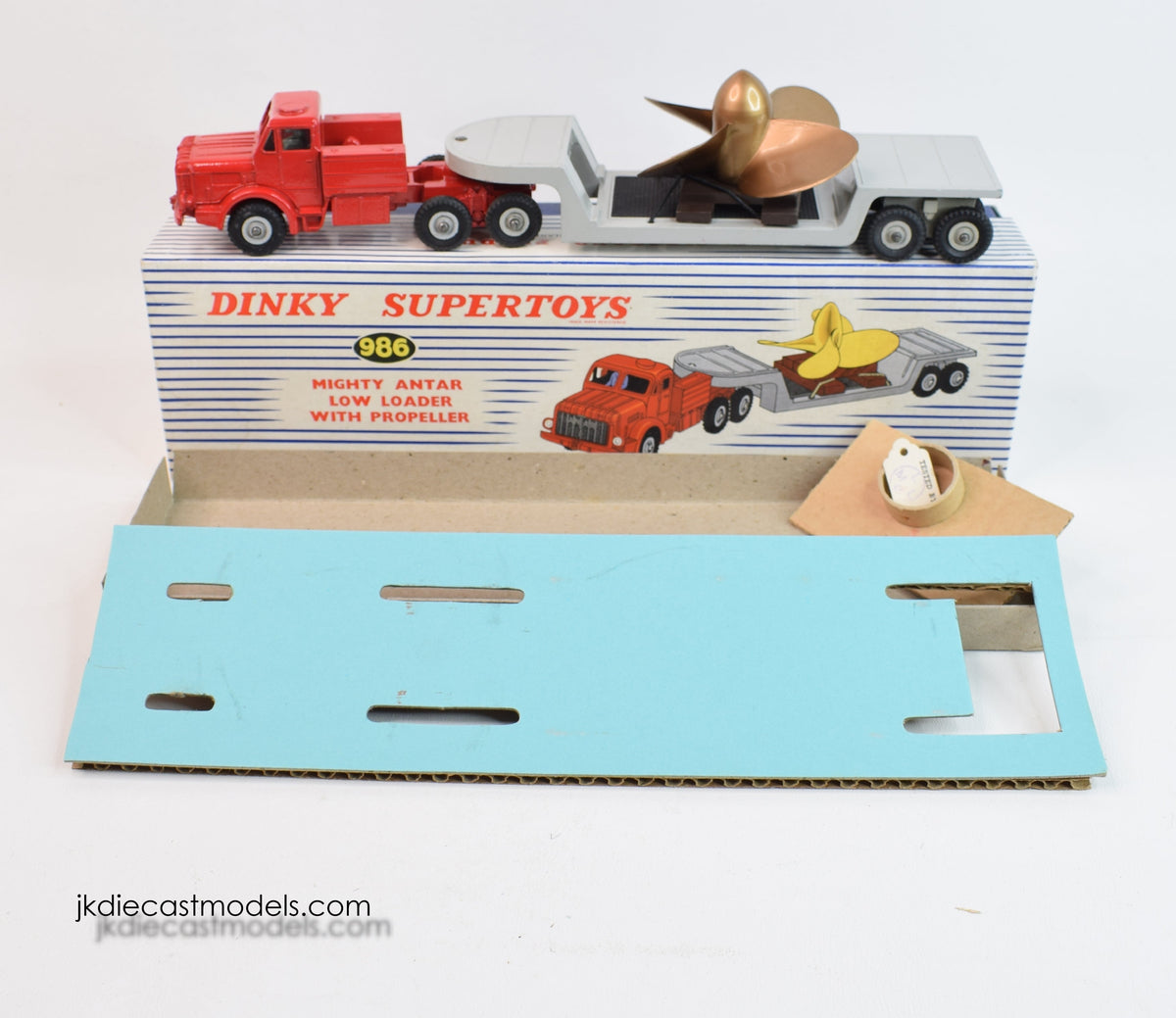 Dinky toy 986 Mighty Antar with Propeller Virtually Mint/Lovely box (With Windows)