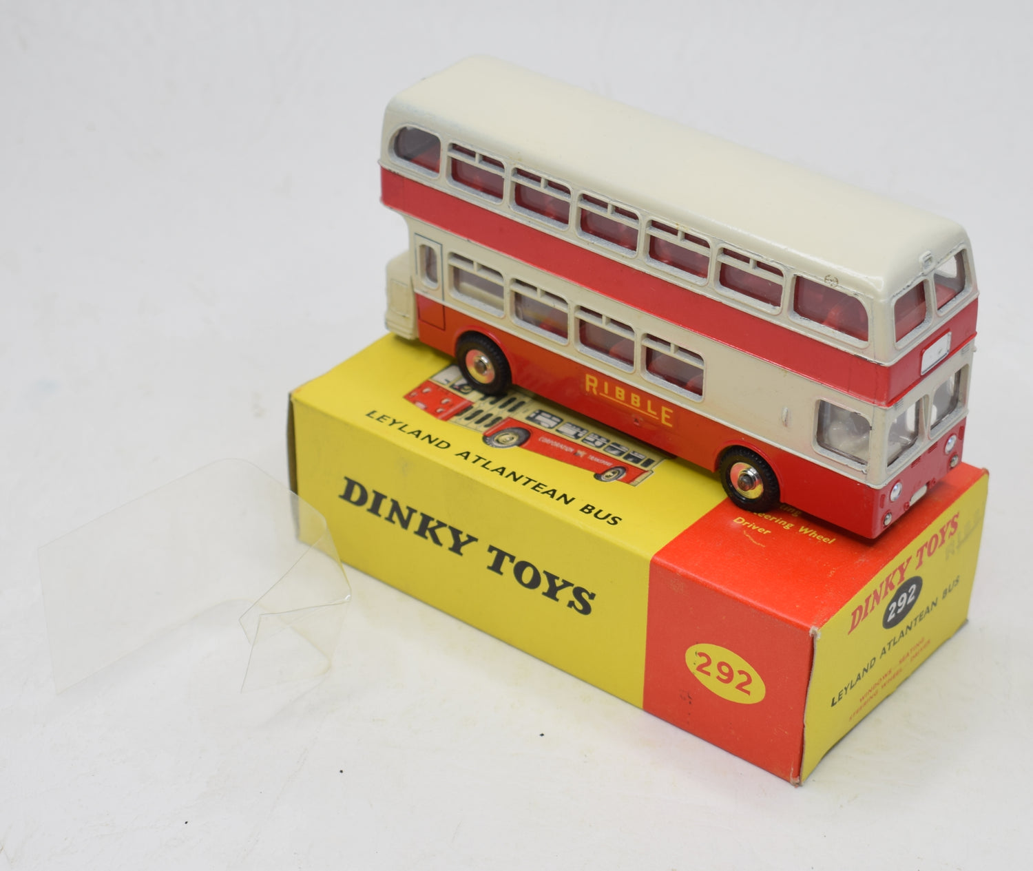 Dinky 292 Leyland Atlantean Bus 'RIBBLE' Old Shop stock (Final example 4 of 4)