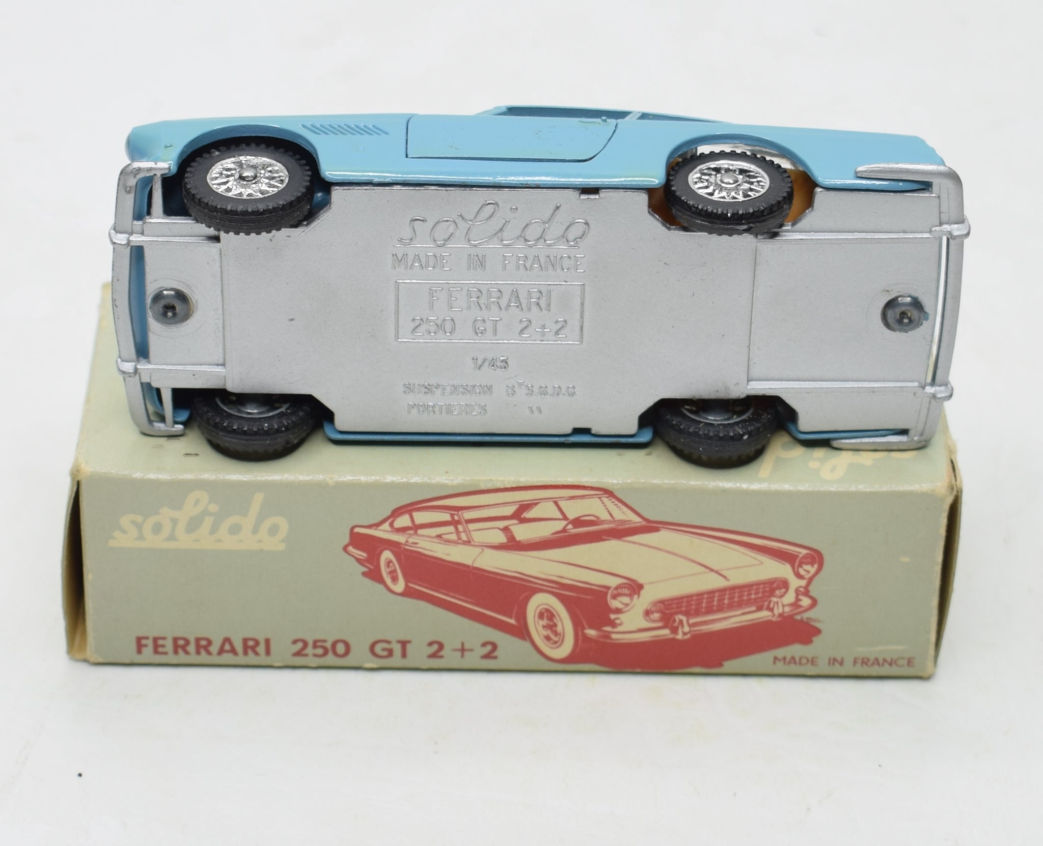 Solido 123 Ferrari 250 GT 2+2 Very Near Mint/Boxed (2nd type in