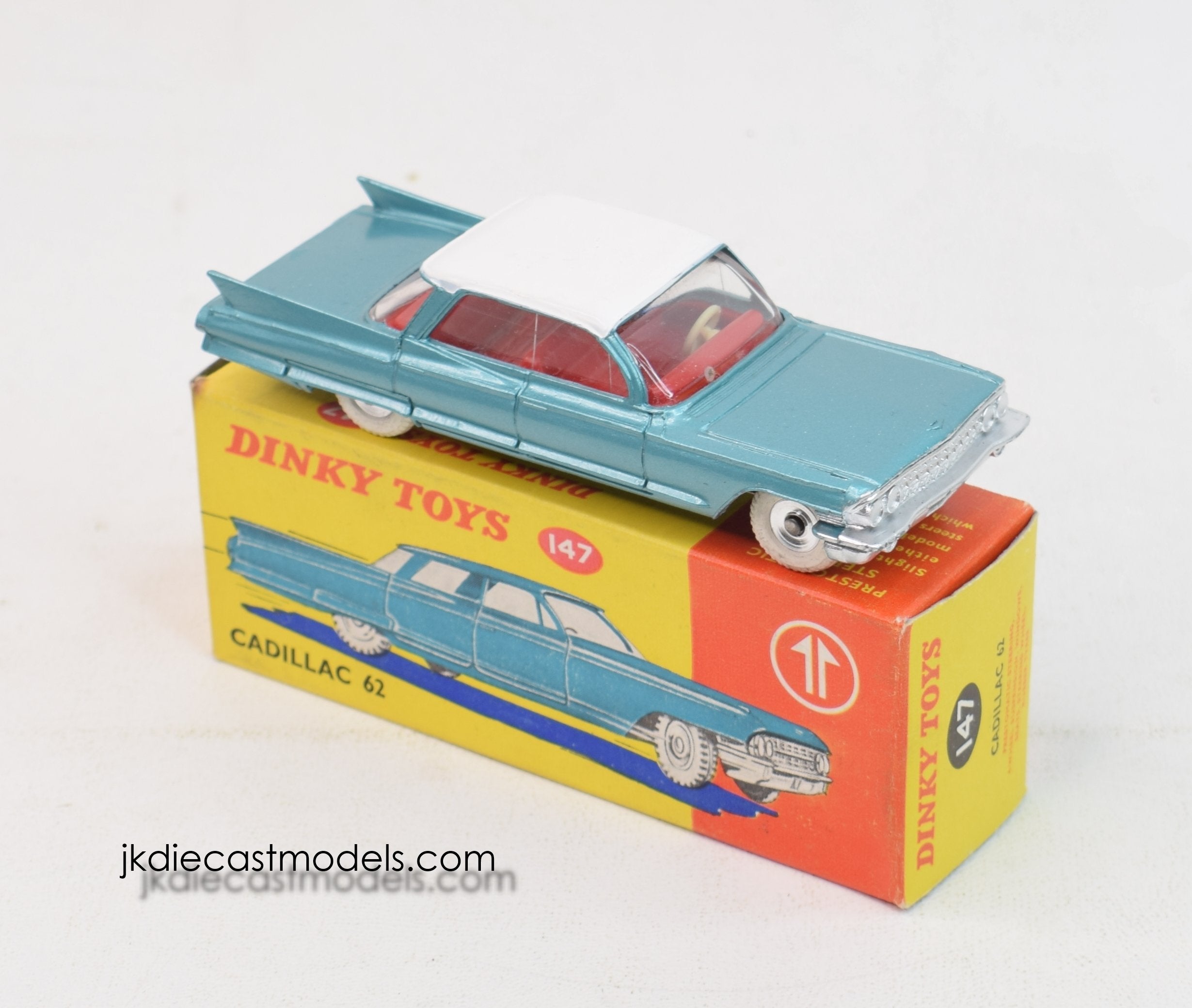 Dinky toy 147 Cadillac 62 Virtually Mint/Boxed (Rare factory error