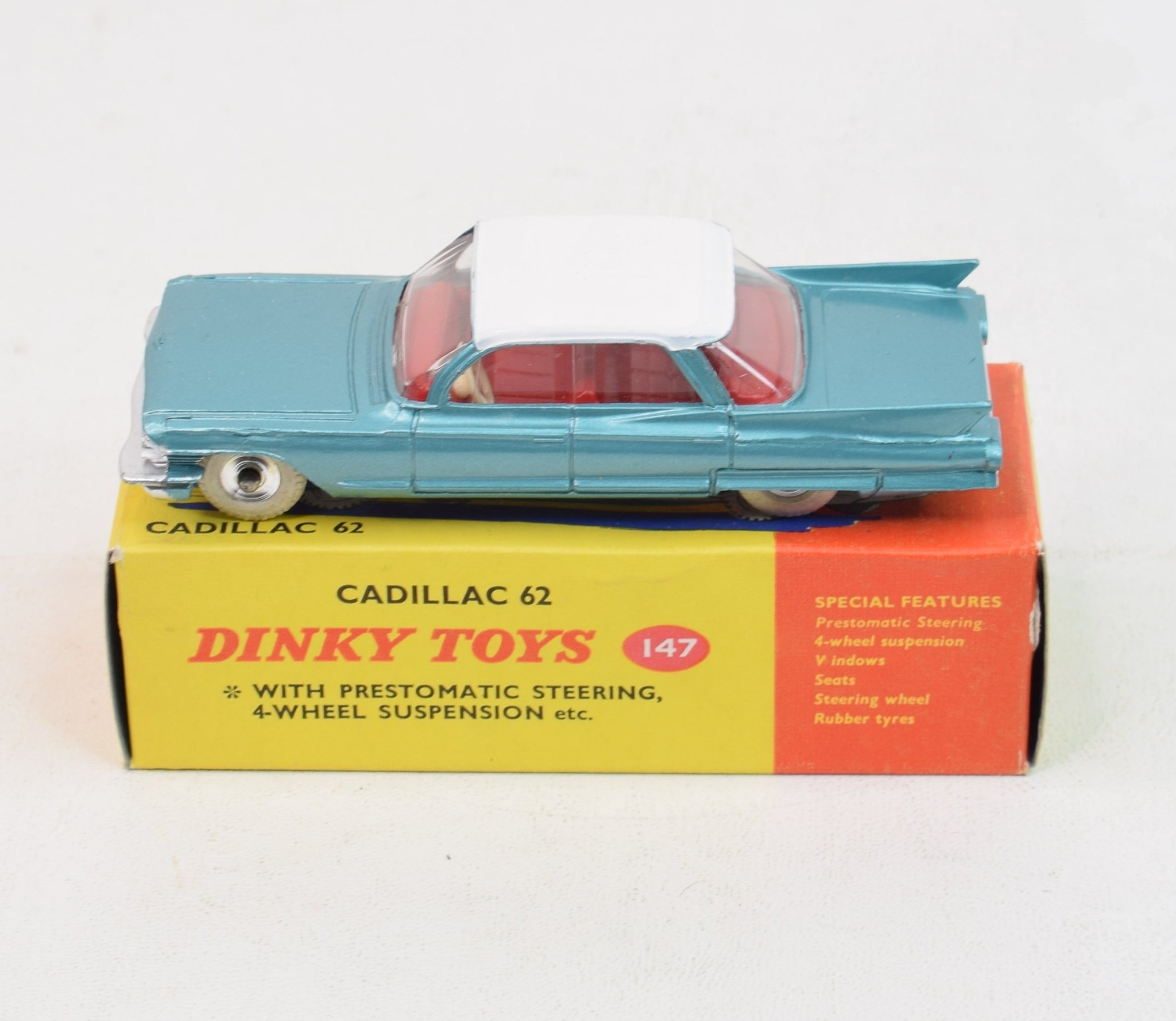 Dinky toy 147 Cadillac 62 Virtually Mint/Boxed (Rare factory error