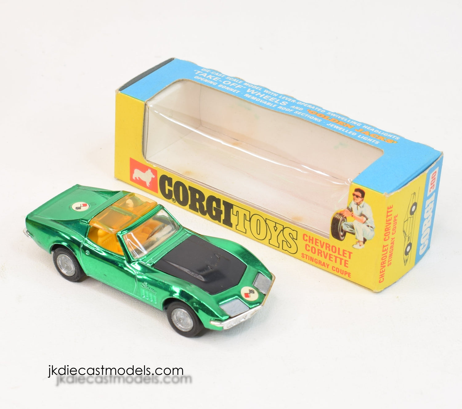 Corgi toys 300 Corvette Stingray Virtually Mint/Lovely box