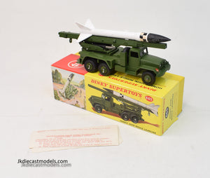 Dinky toy 665 Honest John Missile Launcher Virtually Mint/Lovely box