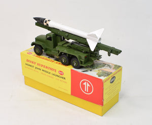 Dinky toy 665 Honest John Missile Launcher Virtually Mint/Lovely box