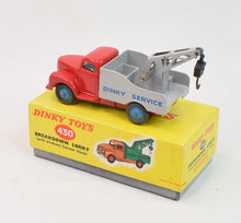 Dinky Toys 430 Commer Breakdown Virtually Mint/Boxed (rare blue metal hubs)