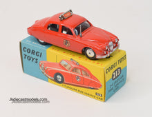 Corgi toys 213 2.4 Jaguar Fire Car Virtually Mint/Lovely box