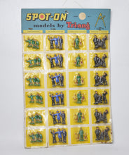 Spot-on Retailer card of various figures. Very Near Mint 'Point of Sale'