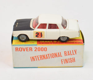 Corgi toys 322 Rover 2000 'International Rally Finish' Virtually Mint/Boxed