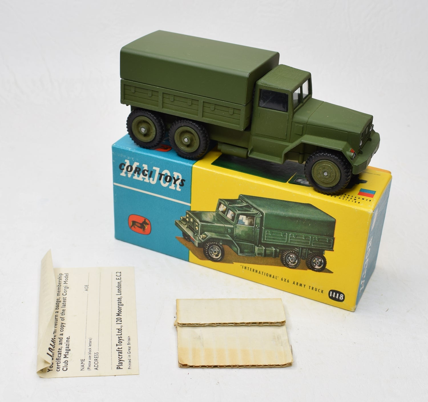 Corgi Major 1118 6x6 Army Truck (Old shop stock)