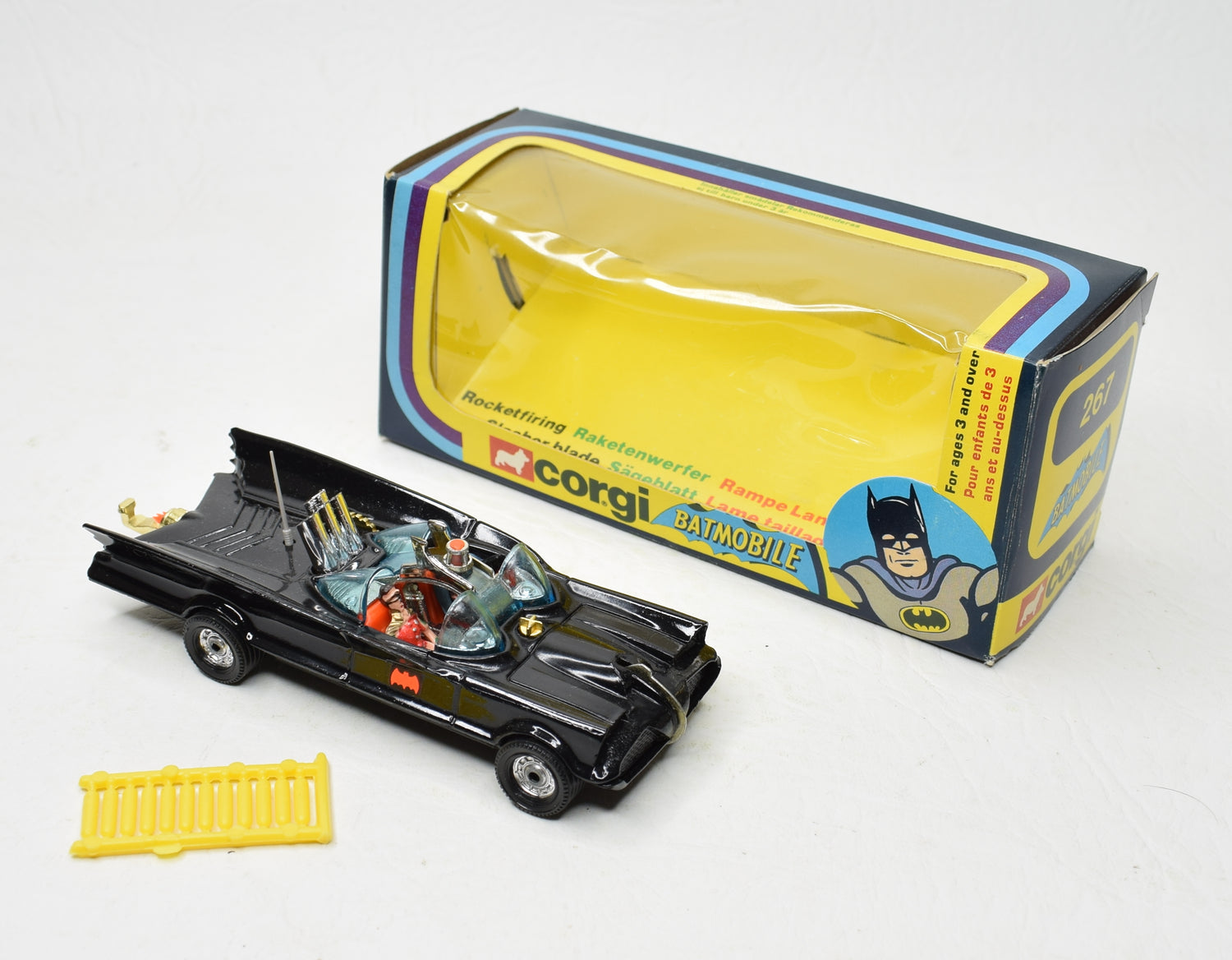 Corgi toys 267 Batmobile Virtually Mint/Boxed (Deep style window box) 'Ribble Valley' Collection