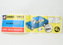 Corgi toys 251 Imp 'New This Month' Display Poster/Flyer