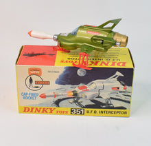 Dinky toys 351 SHADO UFO Interceptor Virtually Mint/Boxed 'Suffolk' Collection