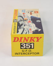 Dinky toys 351 SHADO UFO Interceptor Virtually Mint/Boxed 'Suffolk' Collection