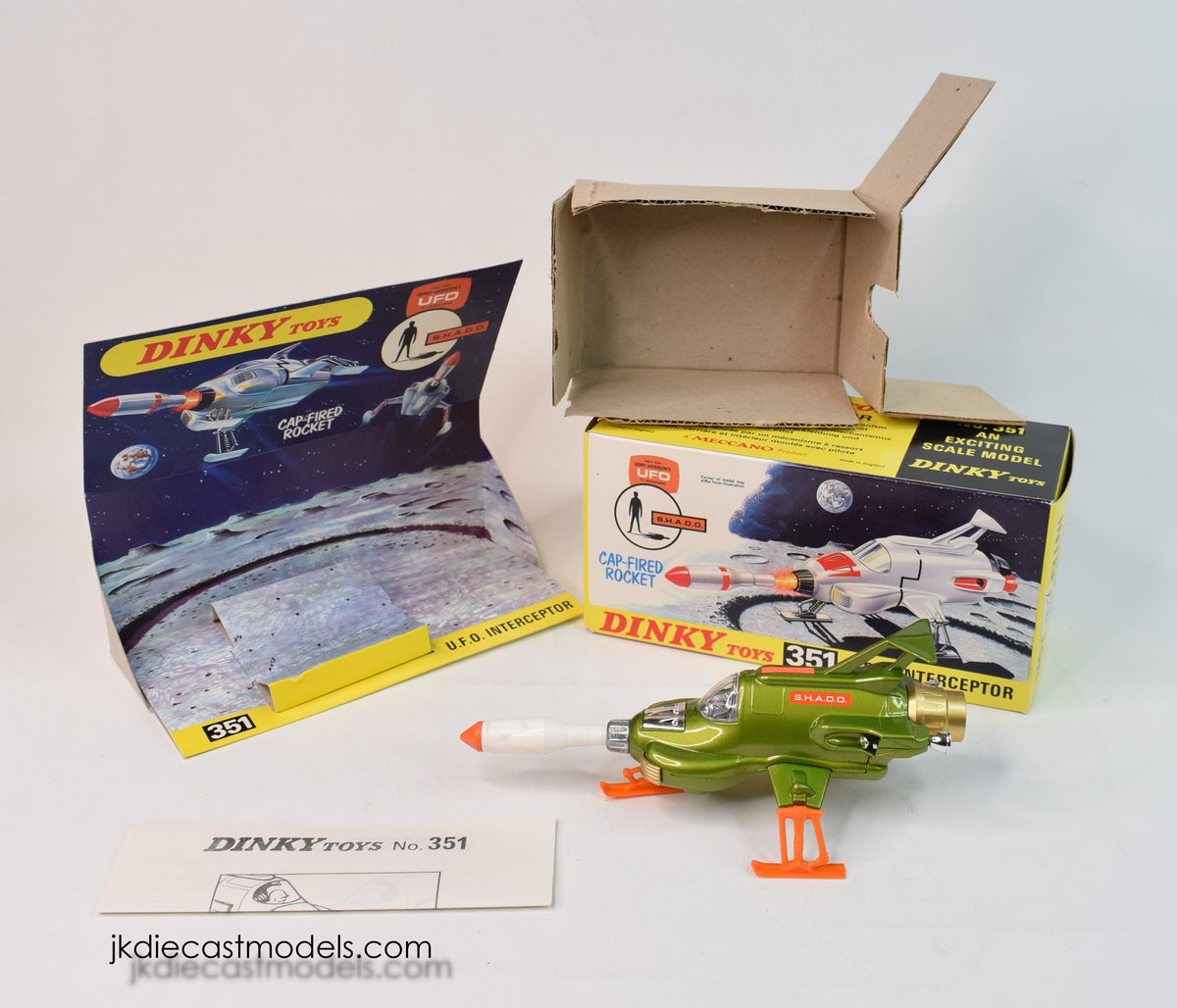 Dinky toys 351 SHADO UFO Interceptor Mint/Lovely box 'Wonderland' Collection Day 6