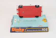 Dinky toy 105 Maximum Security Vehicle Virtually Mint/Boxed 'Suffolk' Collection