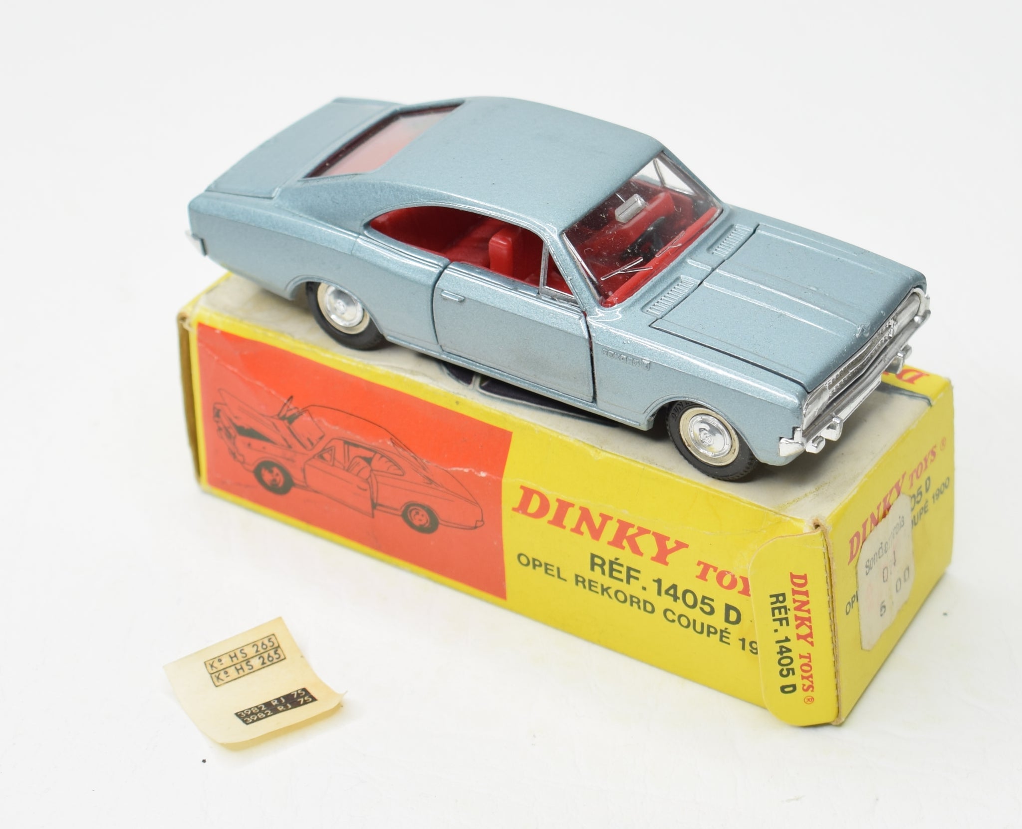 Dinkys Toys 542 Opel Rekord Original Box As Photo Dinkys Toys 542 Opel Rekord Original Box As Photo