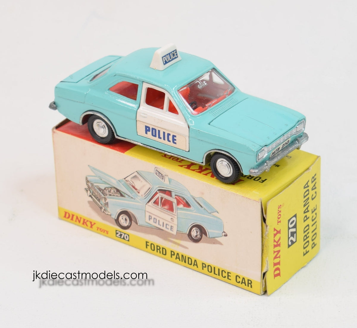 Dinky toys 270 'Police' Ford Escort Very Near Mint/Boxed