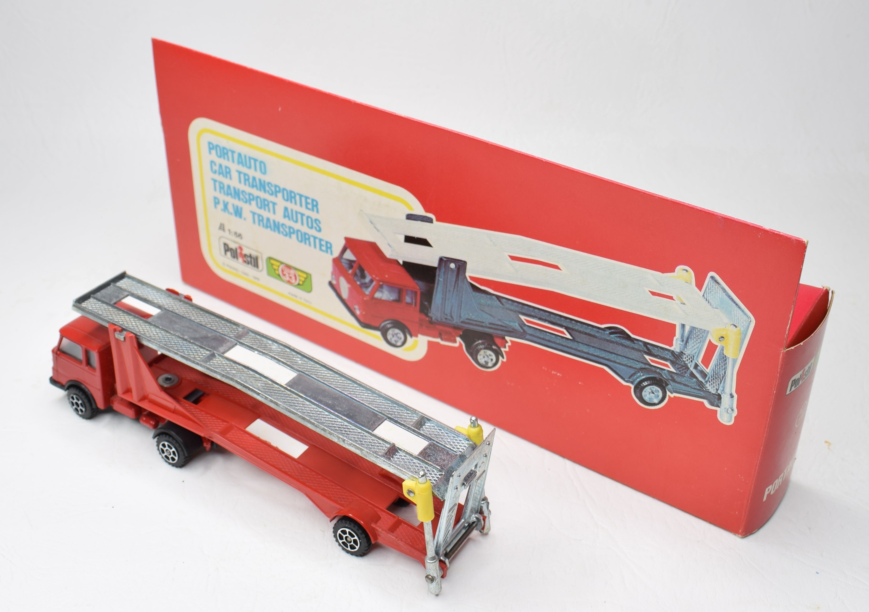 Polistil RJ 119 Car Transporter Very Near Mint/Boxed – JK DIE-CAST